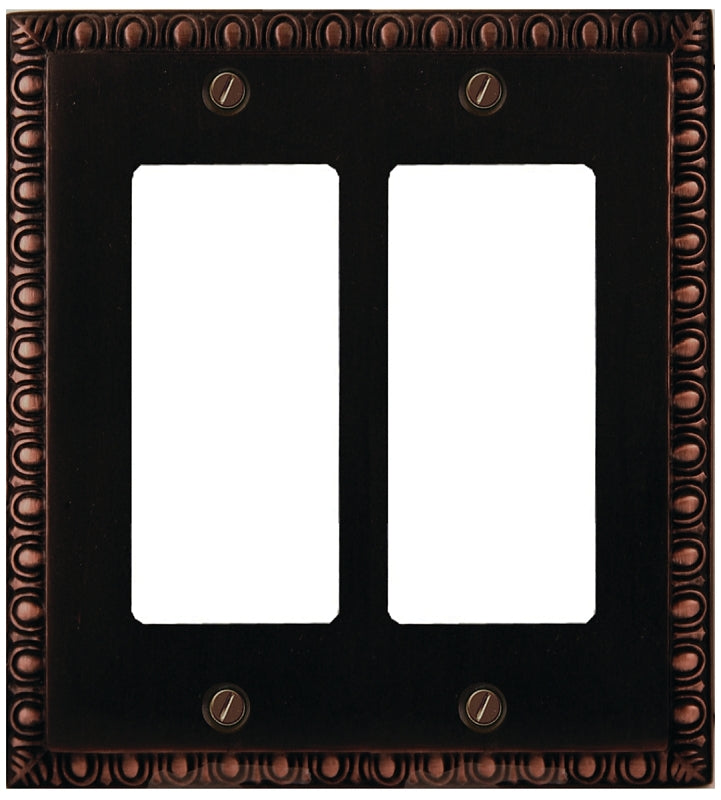 95RR WALLPLATE DBL-ROCKER ORB