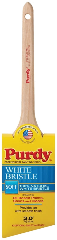 Purdy White Bristle Adjutant 024430 Trim Brush, China Bristle, Rat Tail Handle