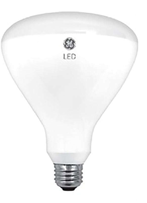 GE 41055 LED Bulb, Flood/Spotlight, BR40 Lamp, 85 W Equivalent, E26 Lamp Base, Dimmable, Soft White Light