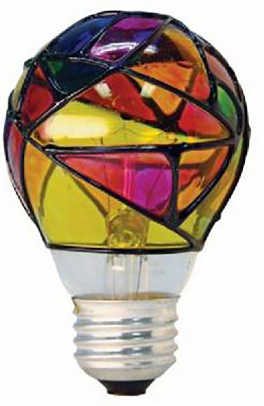 GE 46645 Party Light Bulb, A19 Bulb, 25 W, Soft White Bulb, Incandescent Bulb, 2500 K Color Temp, 380 Lumens