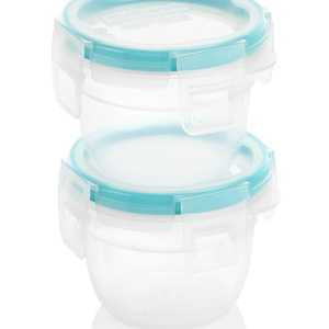 Snapware Total Solutions 1111576 Food Storage Container, 1.2 Cups, Plastic, 4-1/4 in Dia, 3-1/4 in H