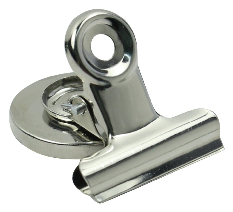 Vulcan HBJ-002 Magnetic Clip, 1-3/16 in W x 1-3/8 in H in Dia, 1.5 in L, 1.188 in W, Silver