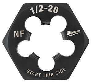 Milwaukee 49-57-5362 Threading Die, 1/2-20 Thread, Fine Thread, HCS