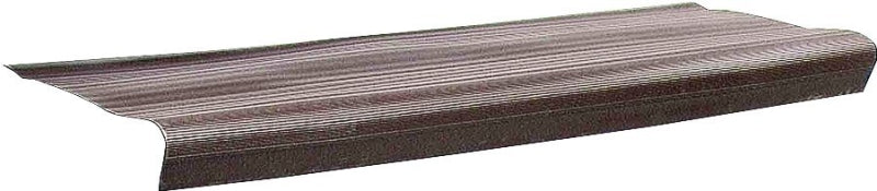 M-D 75572 Stair Tread, 24 in L, 9-1/8 in W, 0.08 in Thick, Vinyl, Brown