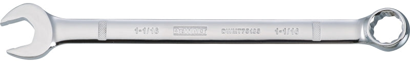 DeWALT DWMT75185OSP Combination Wrench, SAE, 1-1/16 in Head, 14-3/4 in L, 12-Point, Chrome, Comfort-Grip Handle