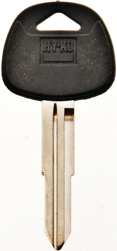Hy-Ko 12005HY14 Automotive Key Blank, Brass/Plastic, Nickel, For: Hyundai Vehicle Locks