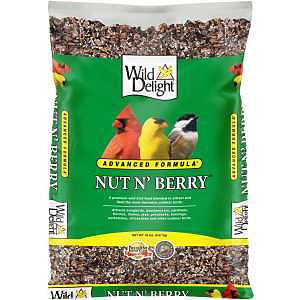Wild Delight 366200 Bird Food, Berry, Nut Flavor, 20 lb Bag