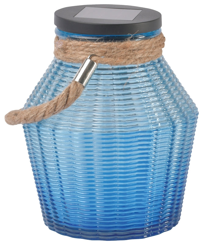 Boston Harbor Solar Jar Light, Ni-Mh Battery, AAA Battery, 1-Lamp, LED Lamp, Glass/Plastic Fixture