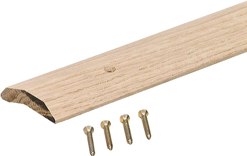 M-D 85423 Carpet Trim, 72.13 in L, 2 in W, Hardwood, Unfinished