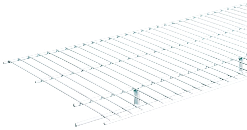 ClosetMaid 37305 Wire Shelf, 100 lb, 1-Level, 16 in L, 144 in W, Steel, White