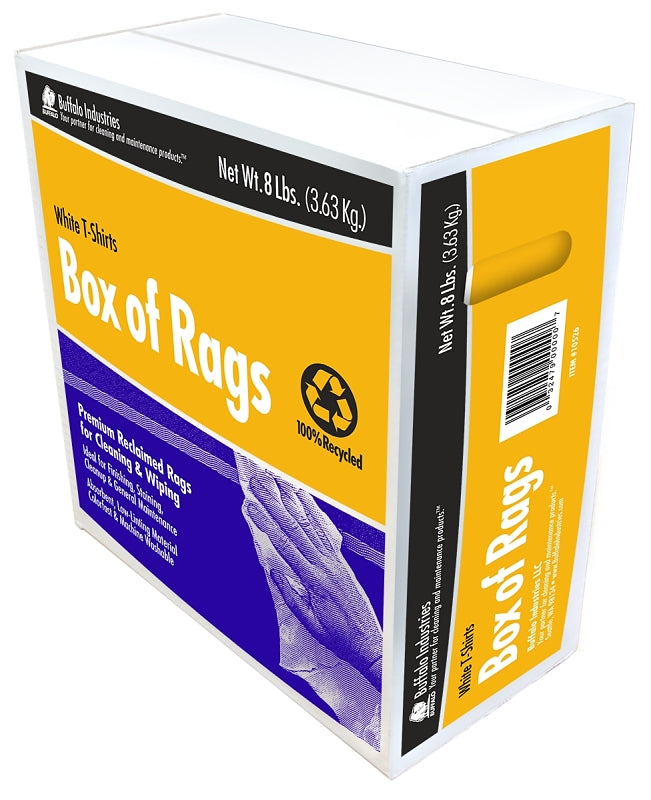 Buffalo 10526 Recycled Rag, White