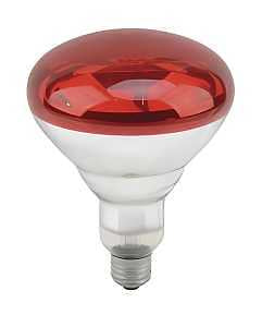 HEAT LAMP INCAN BR40 RED 250W