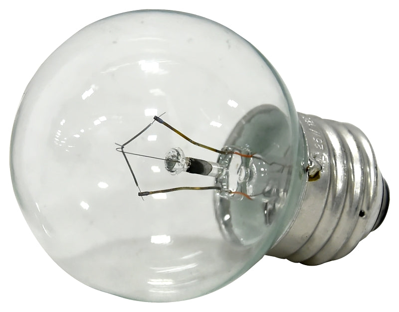 Sylvania 10298 Incandescent Lamp, 25 W, G16.5 Lamp, Medium Lamp Base, 180 Lumens, 2850 K Color Temp