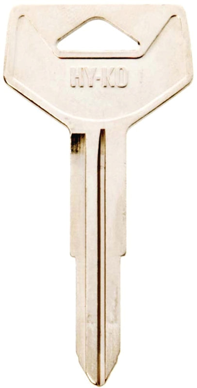 Hy-Ko 11010TR37 Automotive Key Blank, Brass, Nickel, For: Toyota Vehicle Locks