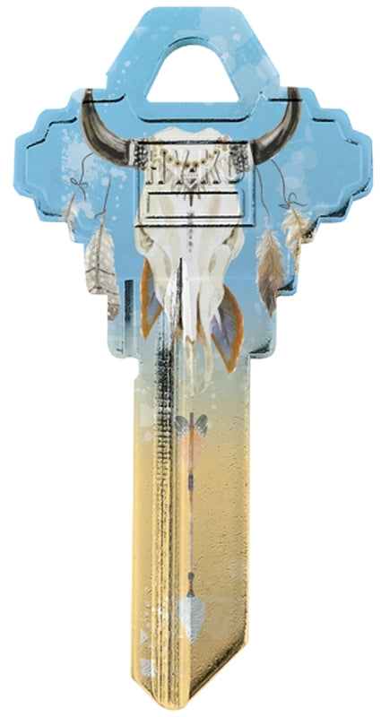 Hy-Ko 16010SC1-29 Key Blank, Brass, For: Schlage SC1 Keyways