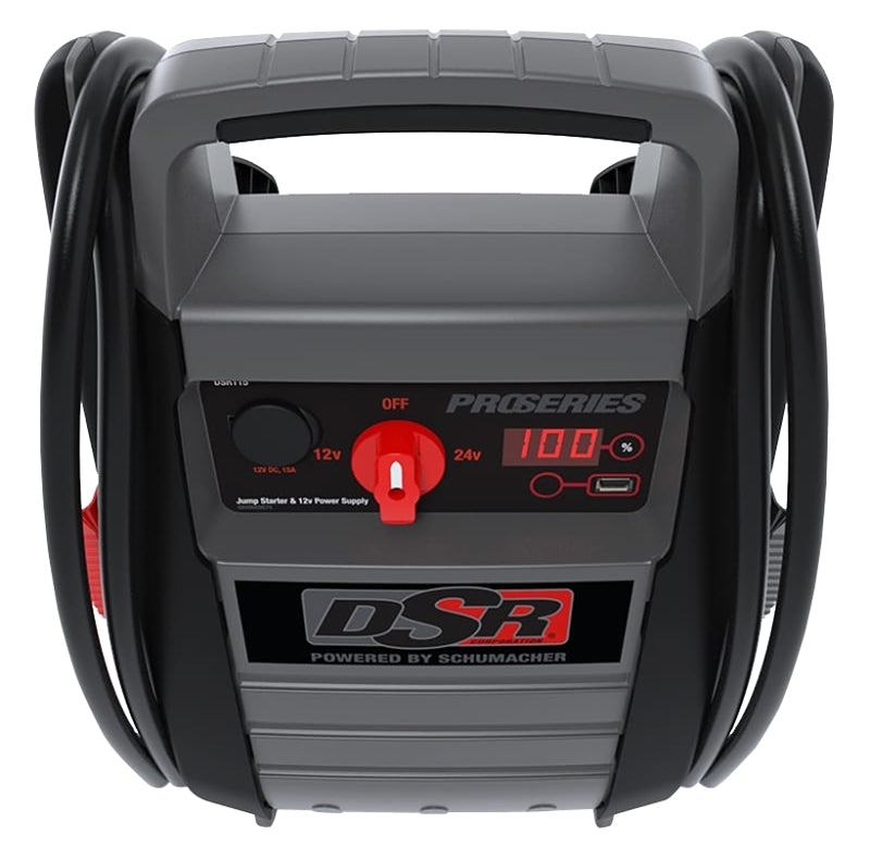 Schumacher Pro DSR115 Jump Starter, 12/24 VDC, 4400 A, AGM Battery