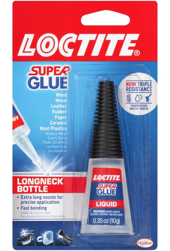 Loctite 234796 Super Glue, Liquid, Irritating, Clear, 10 g Bottle