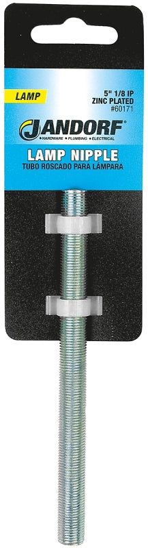 Jandorf 60171 Lamp Nipple, Zinc