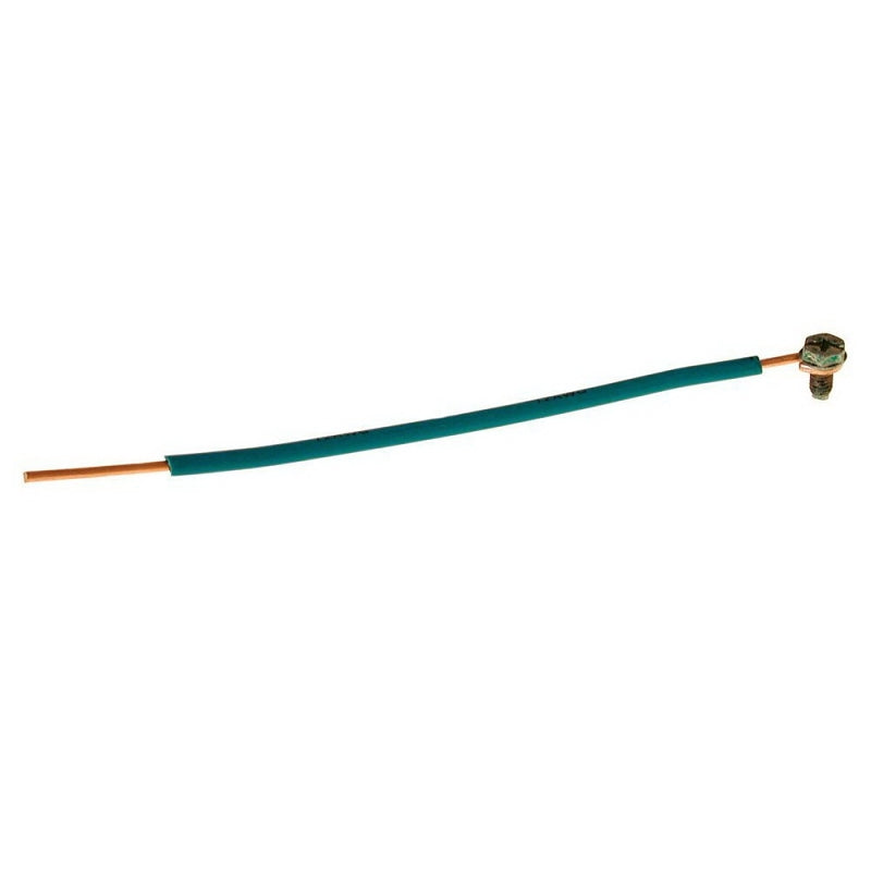 Raco 8983-1 Wire Pigtail, 12 AWG Wire, Copper, Green