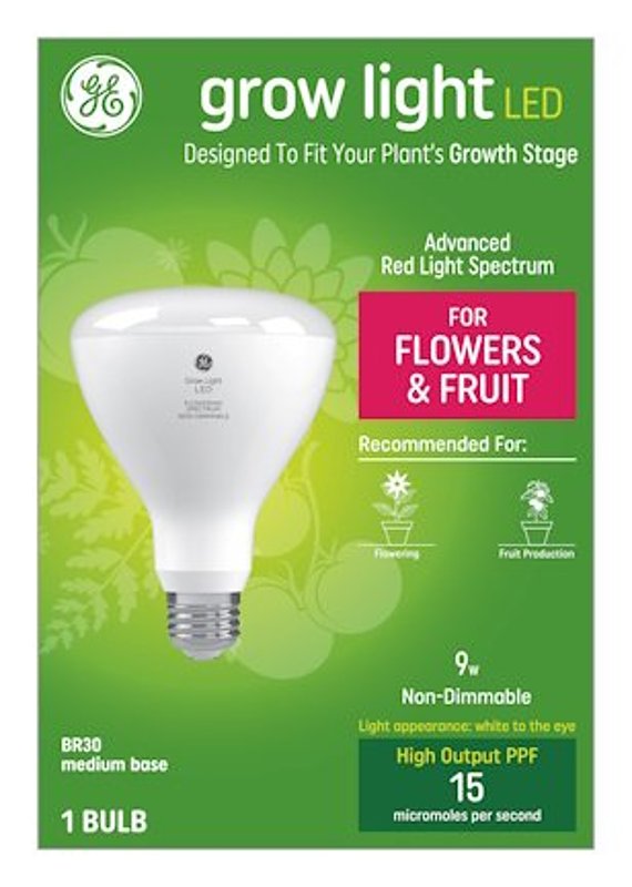 GE 93101231 LED Bulb, Flood/Spotlight, BR30 Lamp, E26 Lamp Base, White Light