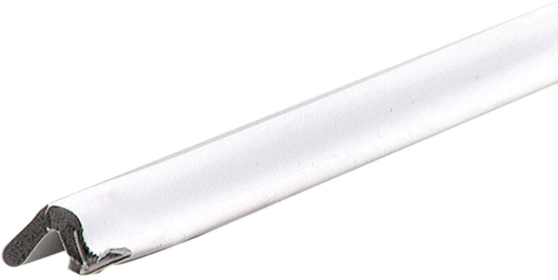 M-D 70068 Kerf Weatherstrip, 96 in L, Vinyl, White