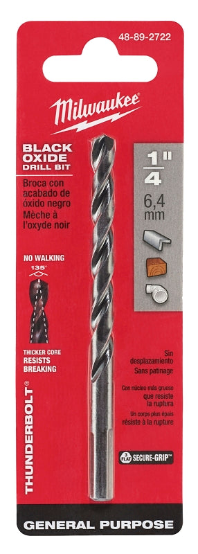 48-89-2722 BIT DRL BLKOX 1/4IN