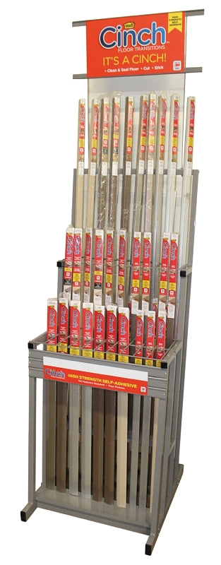 Loxcreen FADISP1824 Display Rack, Aluminum/Wood