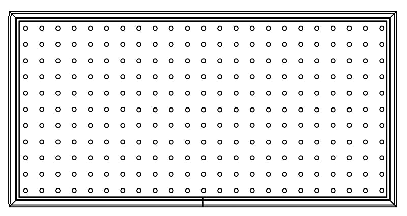FRAME PEGBOARD HVYD EXTD PANEL 4ft X 30in