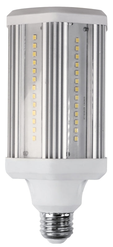 Feit Electric C4000/5K/LEDG2 Daylight LED Yard Light, Corn Cob, 300 W Equivalent, E26 Lamp Base, Dimmable, Clear