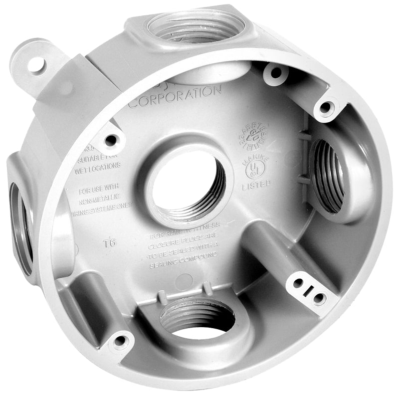 PRB57550WHCN BOX RND NON-MTL