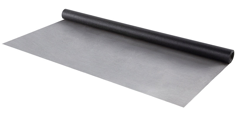 M-D Standard Series 14125 Screen Mesh, 100 ft L, 48 in W, Fiberglass, Charcoal
