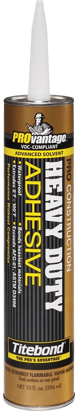 Titebond PROvantage 5251 Construction Adhesive, Light Brown, 10 oz Cartridge
