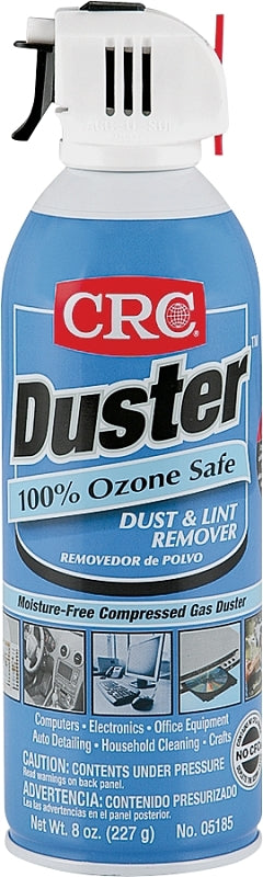 CRC Duster 05185 Dust and Lint Remover, Liquefied Gas Aerosol Can, Mild Petroleum, Clear