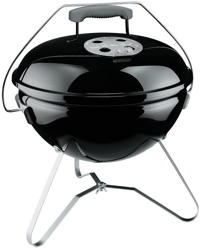 Weber Smokey Joe 40020 Premium Charcoal Grill, 147 sq-in Primary Cooking Surface, Black