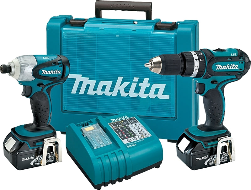 Makita XT261M Combination Tool Kit, Battery Included, 4 Ah, 18 V, Lithium-Ion