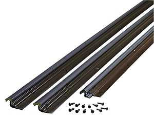 M-D 87783 Compression Weatherstrip, 84 in L, Aluminum