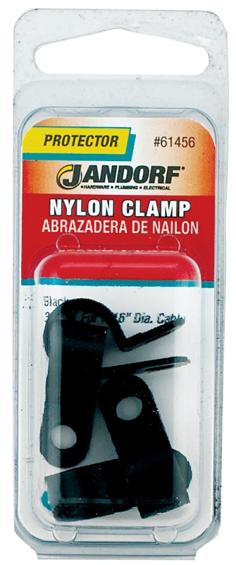 Jandorf 61456 Cable Clamp, Nylon, Black