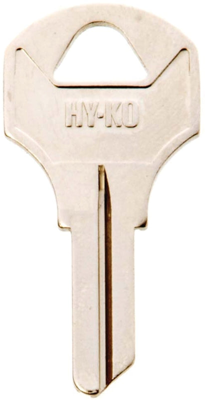Hy-Ko 11010CO68 Key Blank, Brass, Nickel, For: Corbin Russwin Cabinet, House Locks and Padlocks