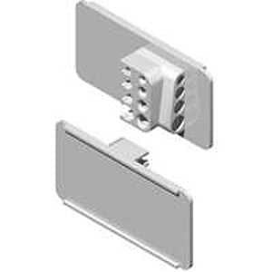 HOLDER LABEL WIRE QUAD 1-1/4X3