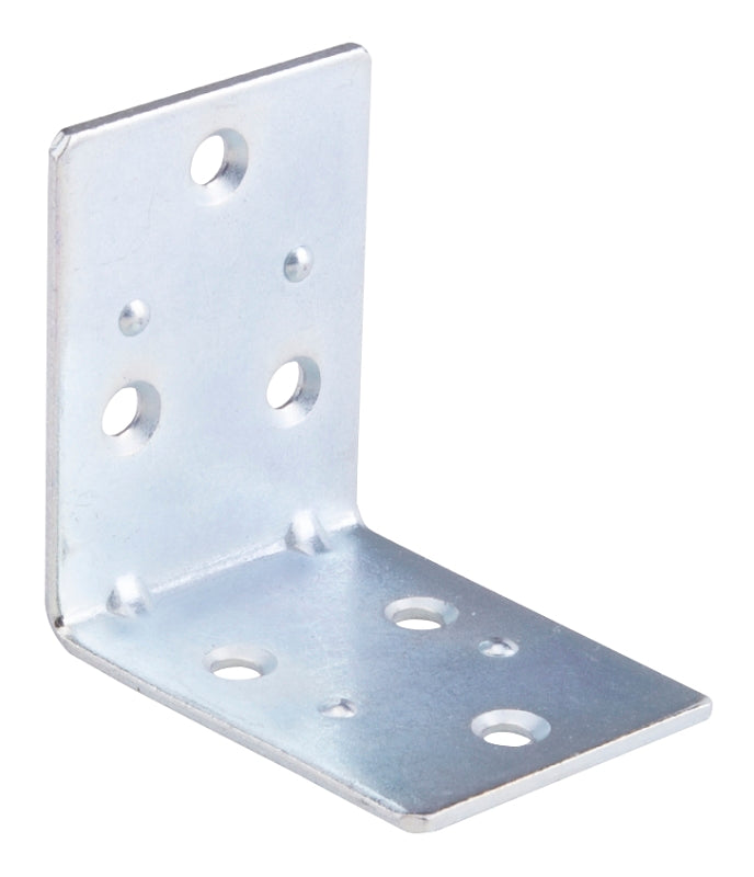 Prosource BH-6023L Corner Brace, 2 in L, 2 in W, 2 in H, Steel, Zinc-Plated, 2 mm Thick Material