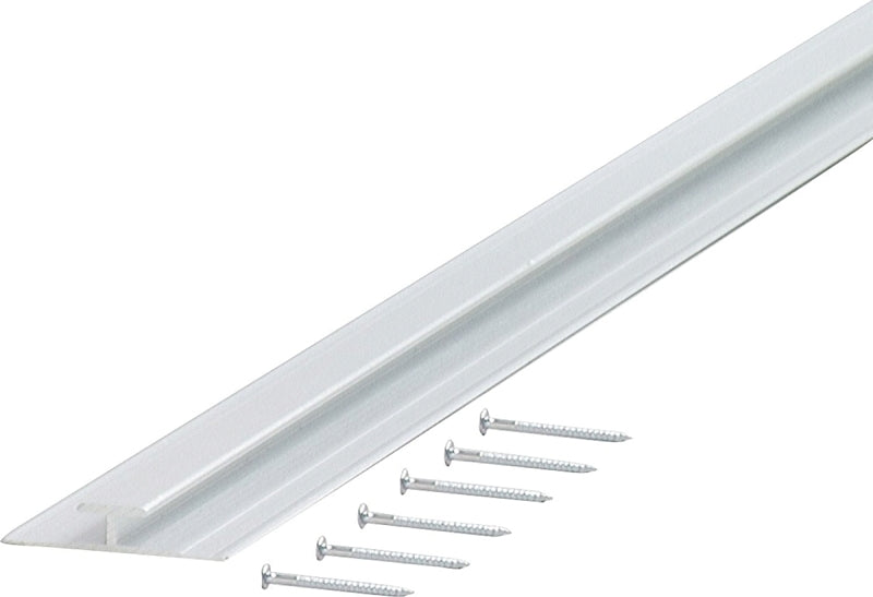 M-D 67165 Moulding Divider, 1-3/8 in W, Aluminum, Silver