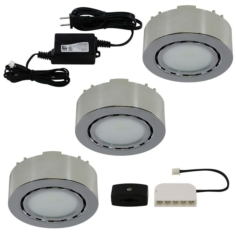 UCP-LED3-CH CHROME RECESS OR