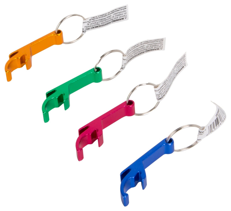 Vulcan SZ007-1 Key Ring, Key Ring Ring, 7/8 in Dia Ring, Aluminum Case, Blue/Gold/Green/Pink
