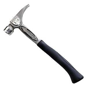 Stiletto TiBone Series TBM14RMC Hammer, 14 oz Head, Mini, Milled Head, Titanium Head, 16 in OAL