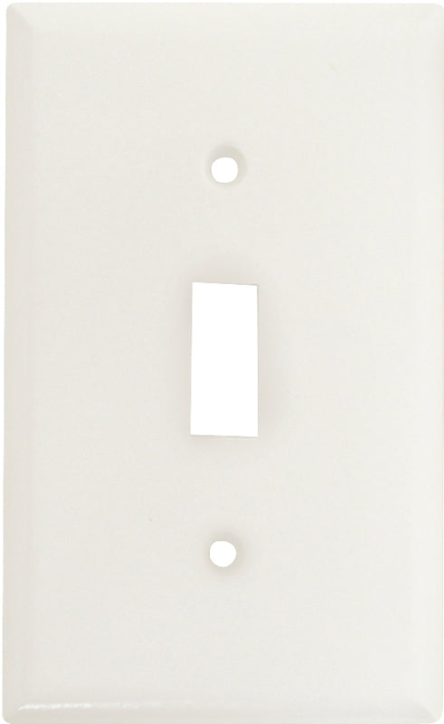 2134W-BOX WHT SWITCH PLATE 1G