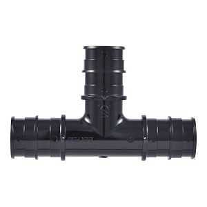 SharkBite UA370A5 Expansion Reducing Tee, 3/4 in, Barb, Polysulfone, Black, 160 psi Pressure