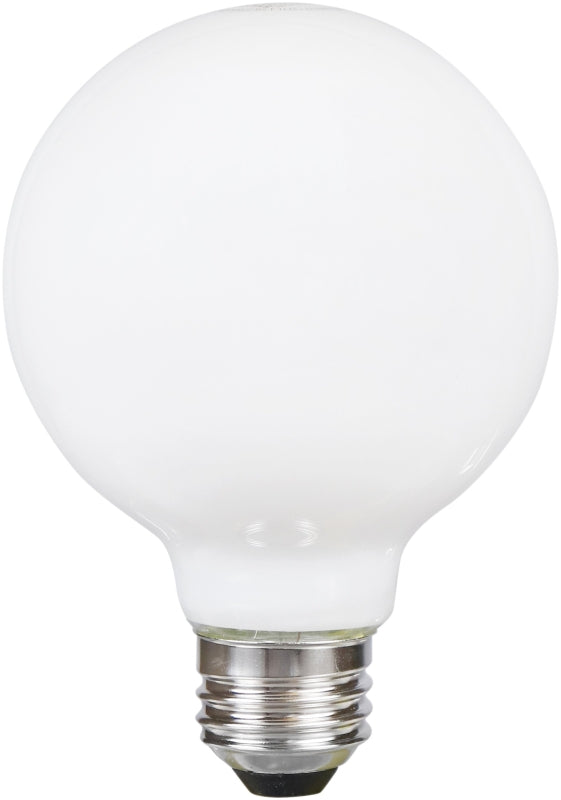 Sylvania 40765 Natural LED Bulb, Globe, G25 Lamp, 40 W Equivalent, E26 Lamp Base, Dimmable, Frosted, Soft White Light