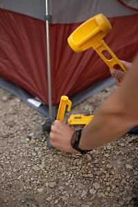 Coghlan's 2482 Tent Peg, 9 in L, Polypropylene, Yellow