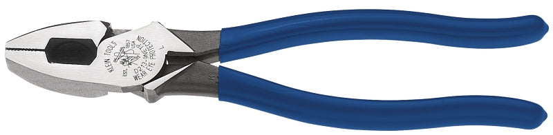 Klein Tools D213-9NETP Cutting Plier, 9-3/8 in OAL, 1.43 in Cutting Capacity, Dark Blue Handle, 1-1/4 in W Jaw