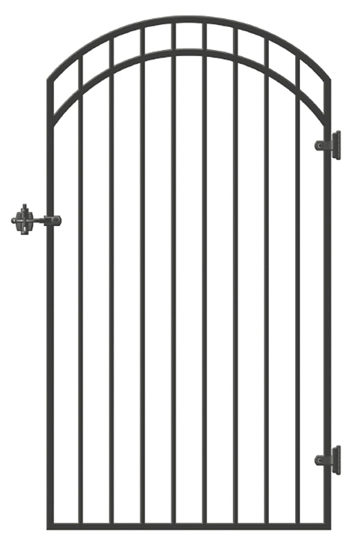 Nuvo Iron GGI0440-RG02-AG03 Ornamental Gate, 33 in W, 68 in H, Iron